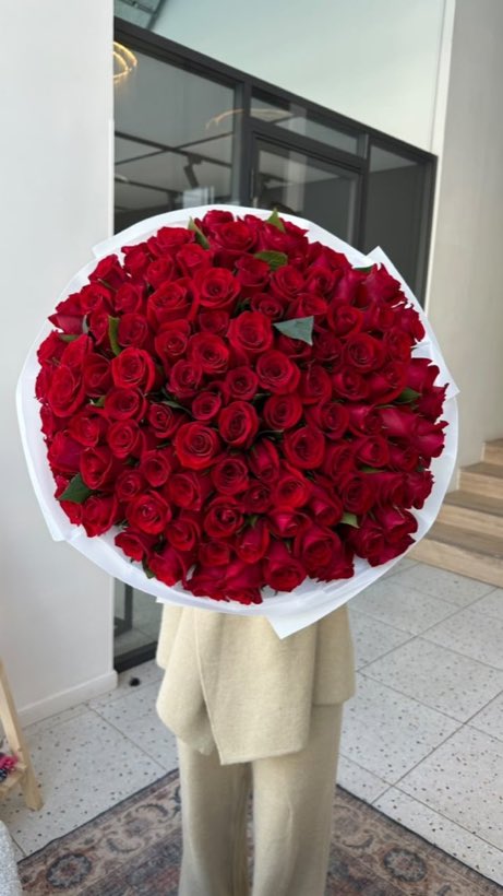 Розы микс 40–50 см, охапка — Rich Flowers, Астана