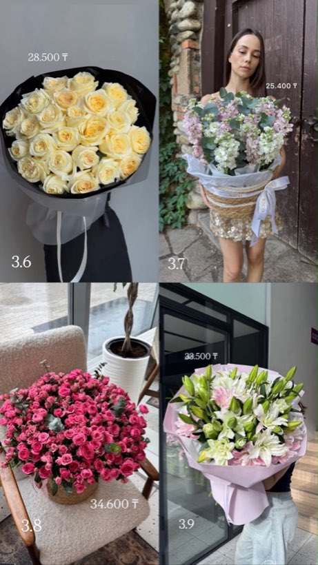 Школьная коллекция Rich Flowers — букеты на 1 сентября, Астана